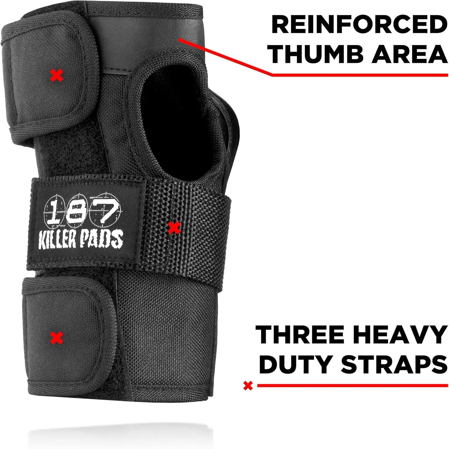 187 Killer Pads Wrist Guards – Ideal for Skateboarding, in-Line Skating/Rollerblading and Roller Derby