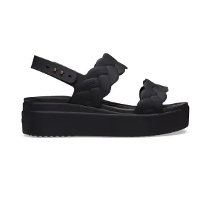 209977-060 BROOKLYN WOVEN UPPER LOW Womens Sandals Black