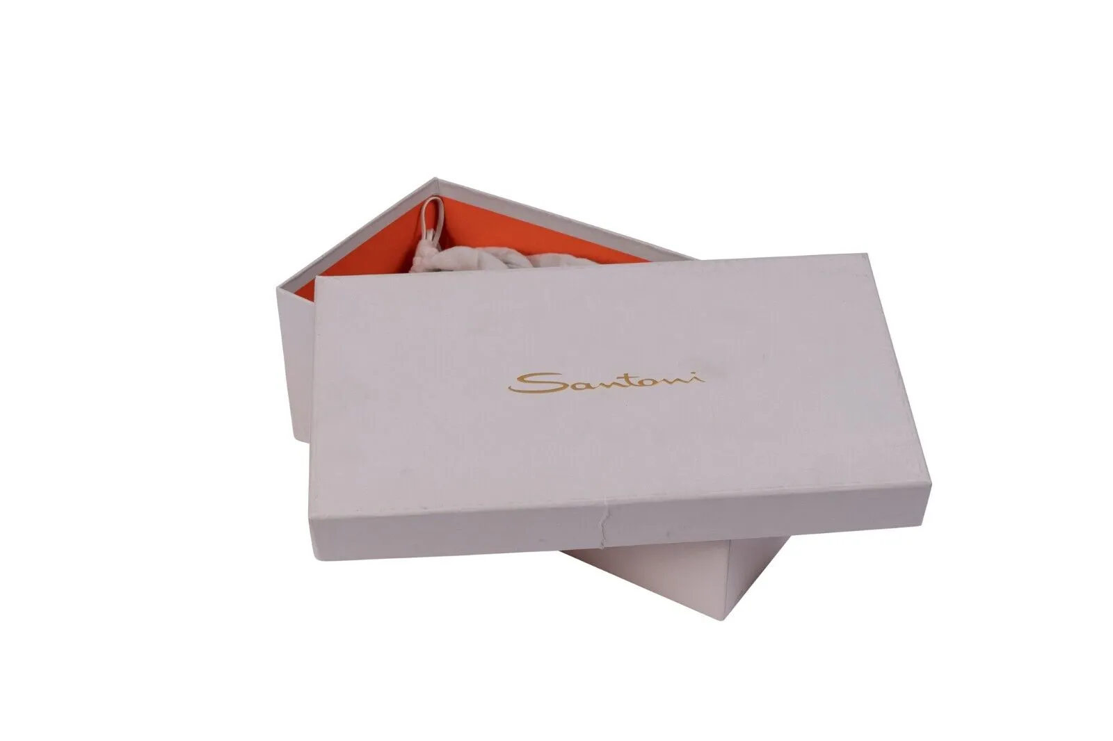 690$ SANTONI "Fatte a mano in Italia" Derby Business Shoes Blue Antiqued Leather