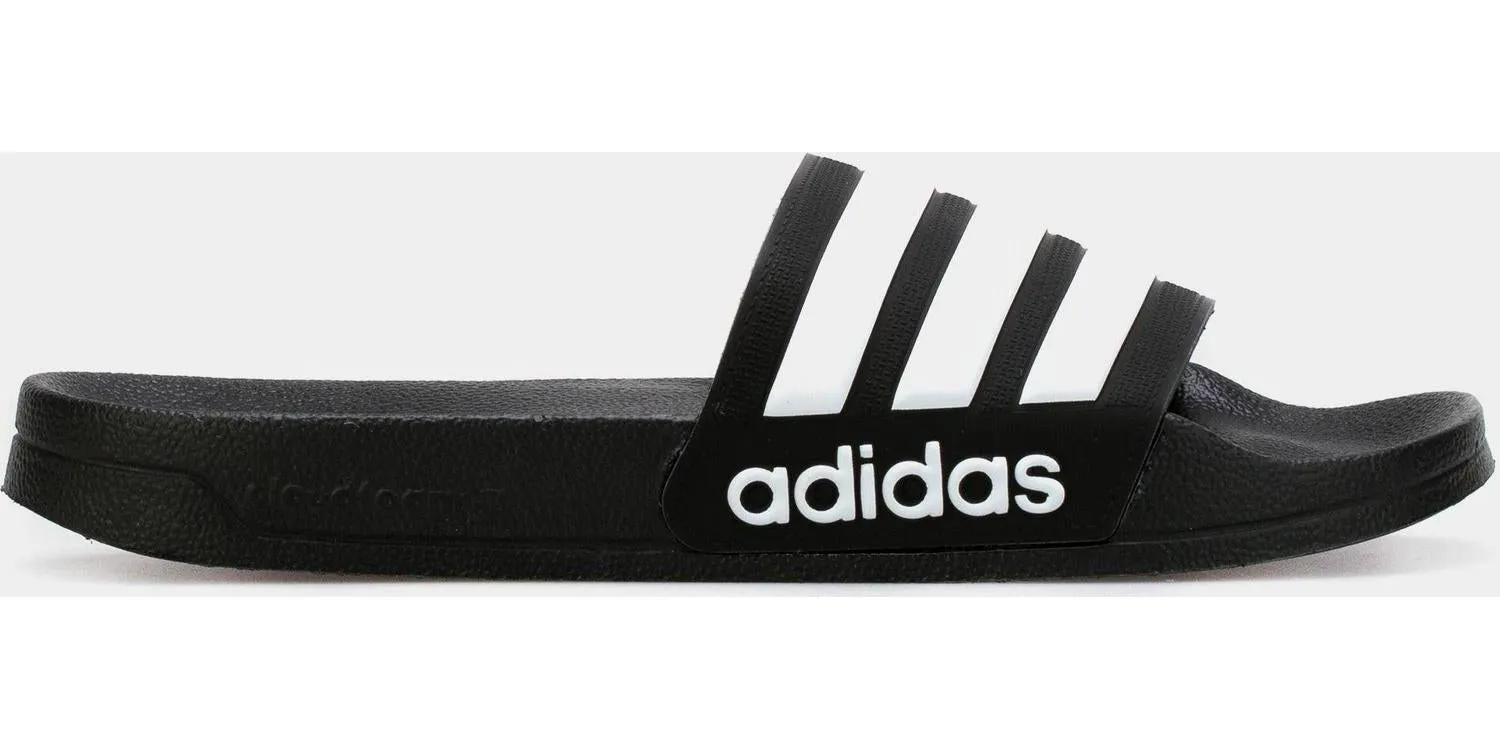 Adidas Adilette Cloudfoam Black White AQ1701 Slide Sandal Slippers