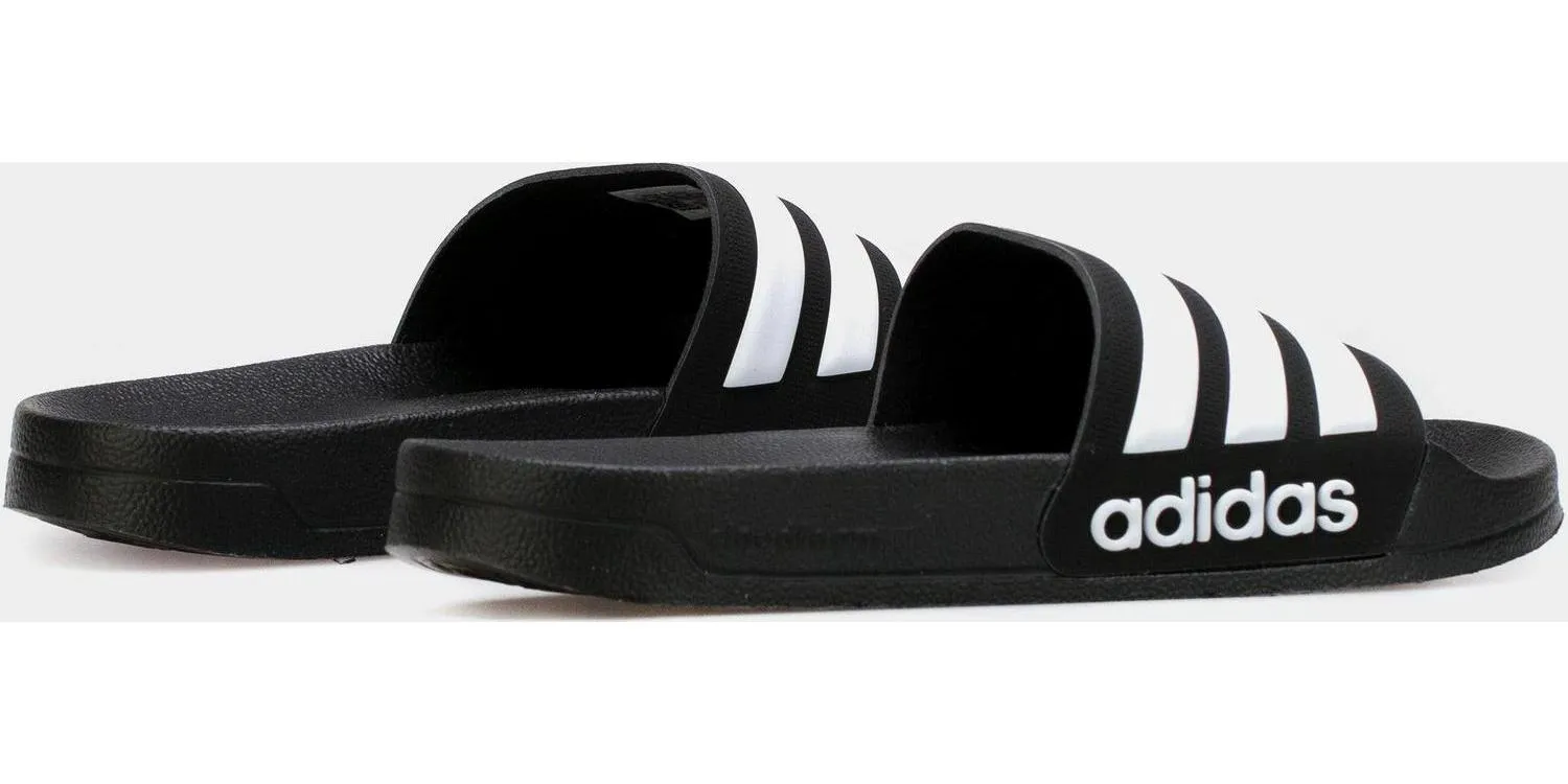 Adidas Adilette Cloudfoam Black White AQ1701 Slide Sandal Slippers