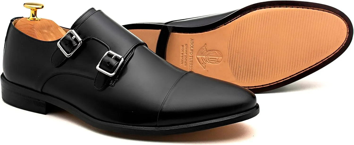 ADOLFO TURRION Leather Classic/Formal Shoes Loafers Monk Strap Cartagena