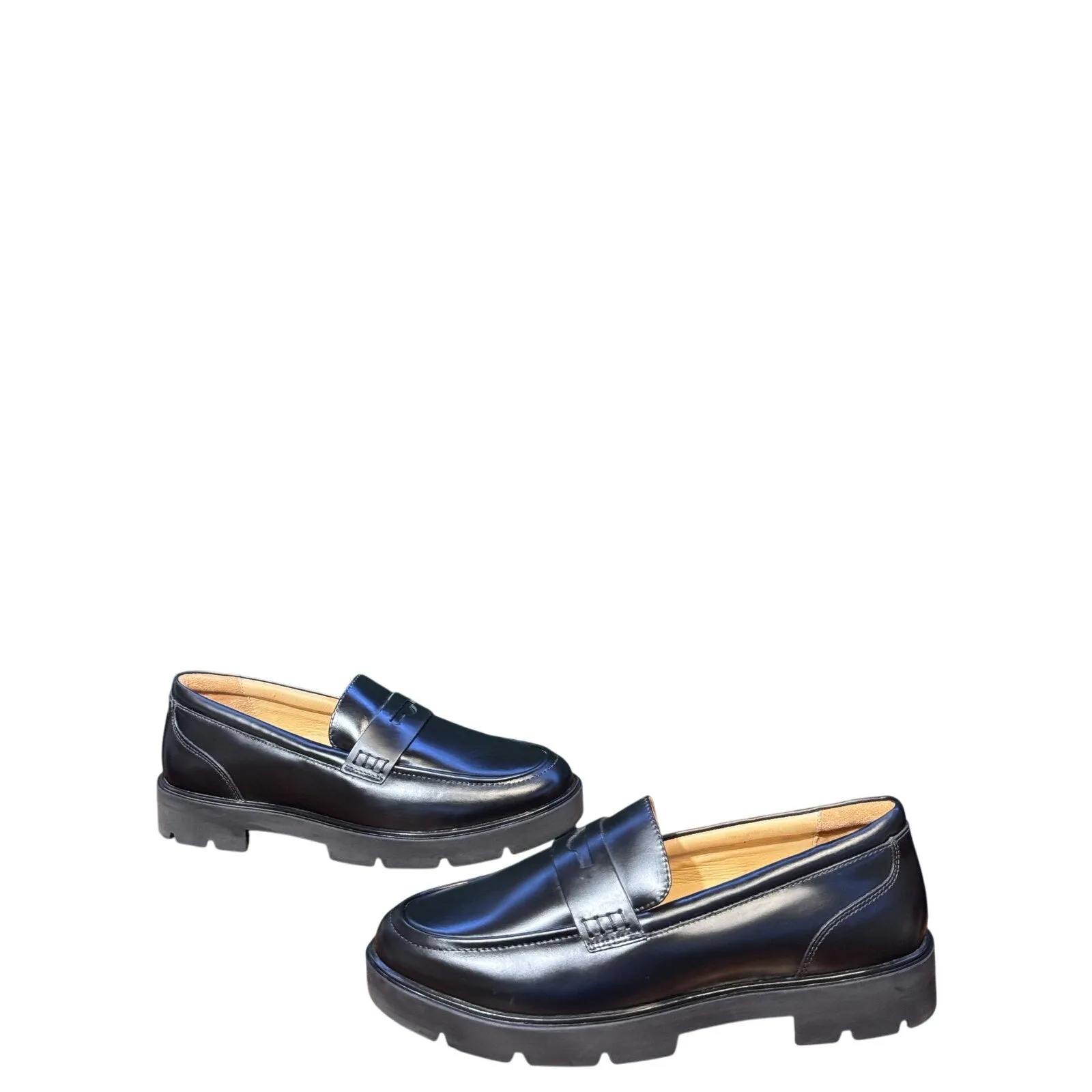AEBO 9 great Competitive pricing in boulevard Leather  size loafers condition Effective communication Women's