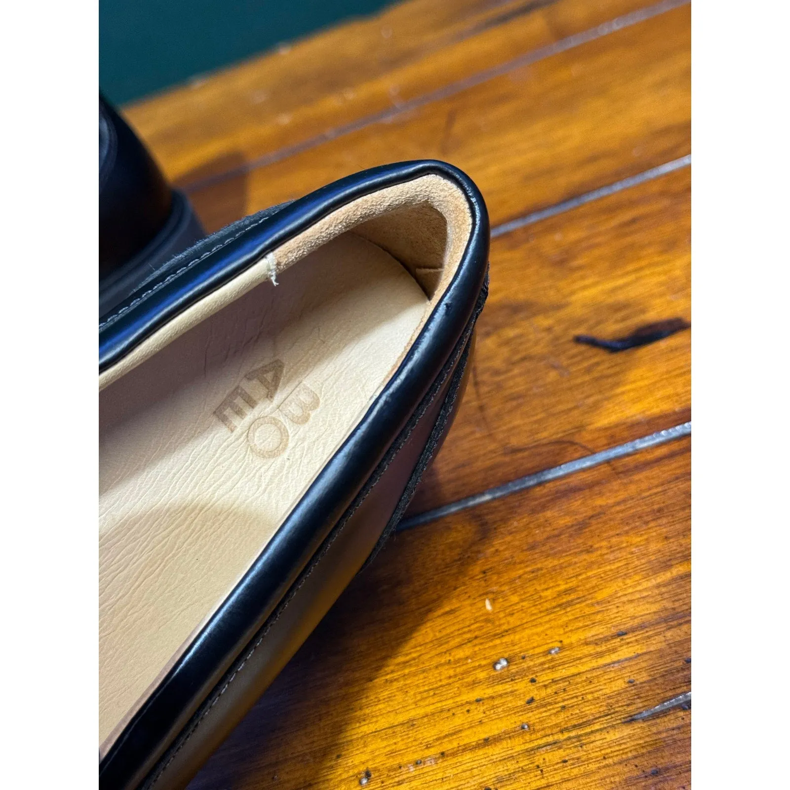 AEBO 9 great Competitive pricing in boulevard Leather  size loafers condition Effective communication Women's