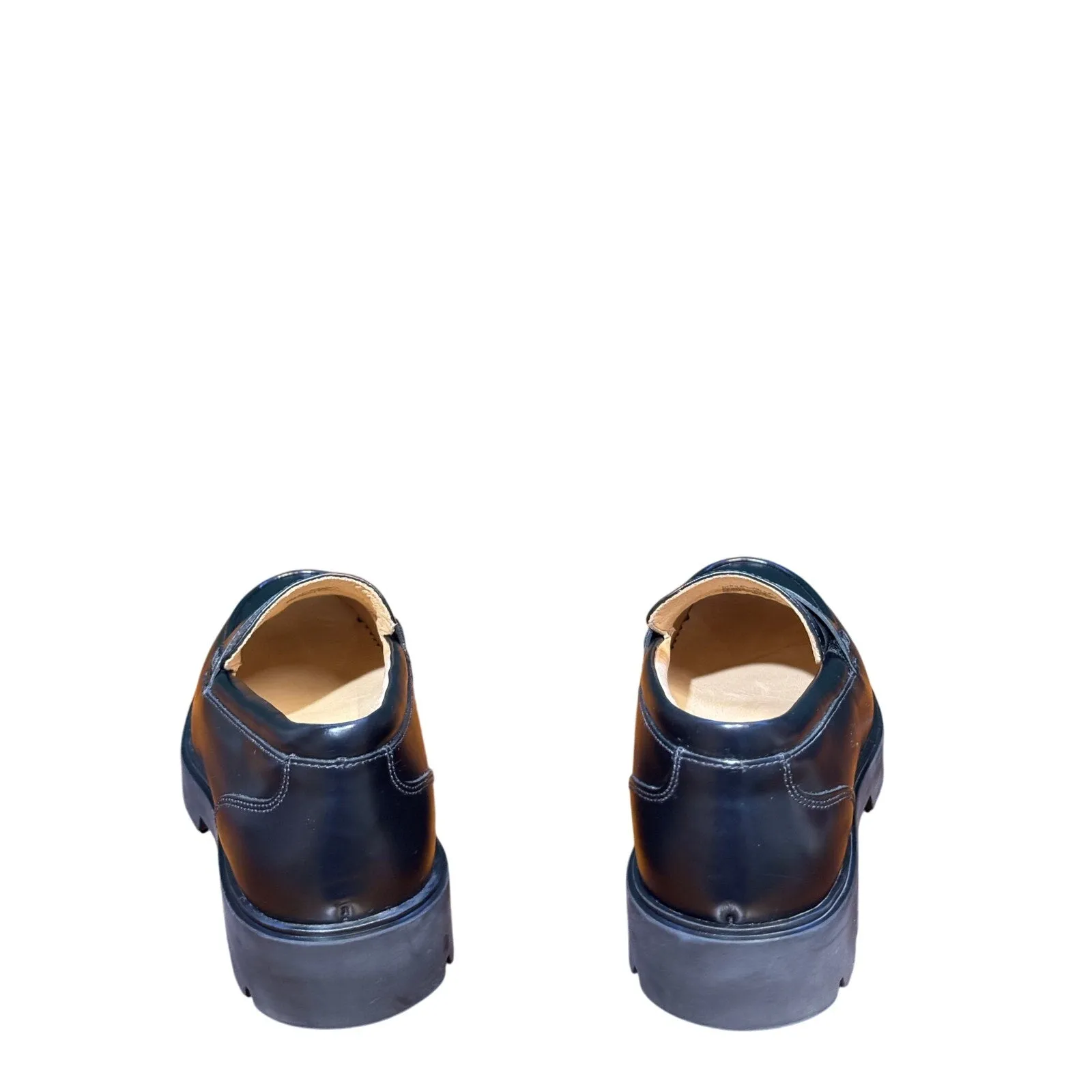 AEBO 9 great Competitive pricing in boulevard Leather  size loafers condition Effective communication Women's