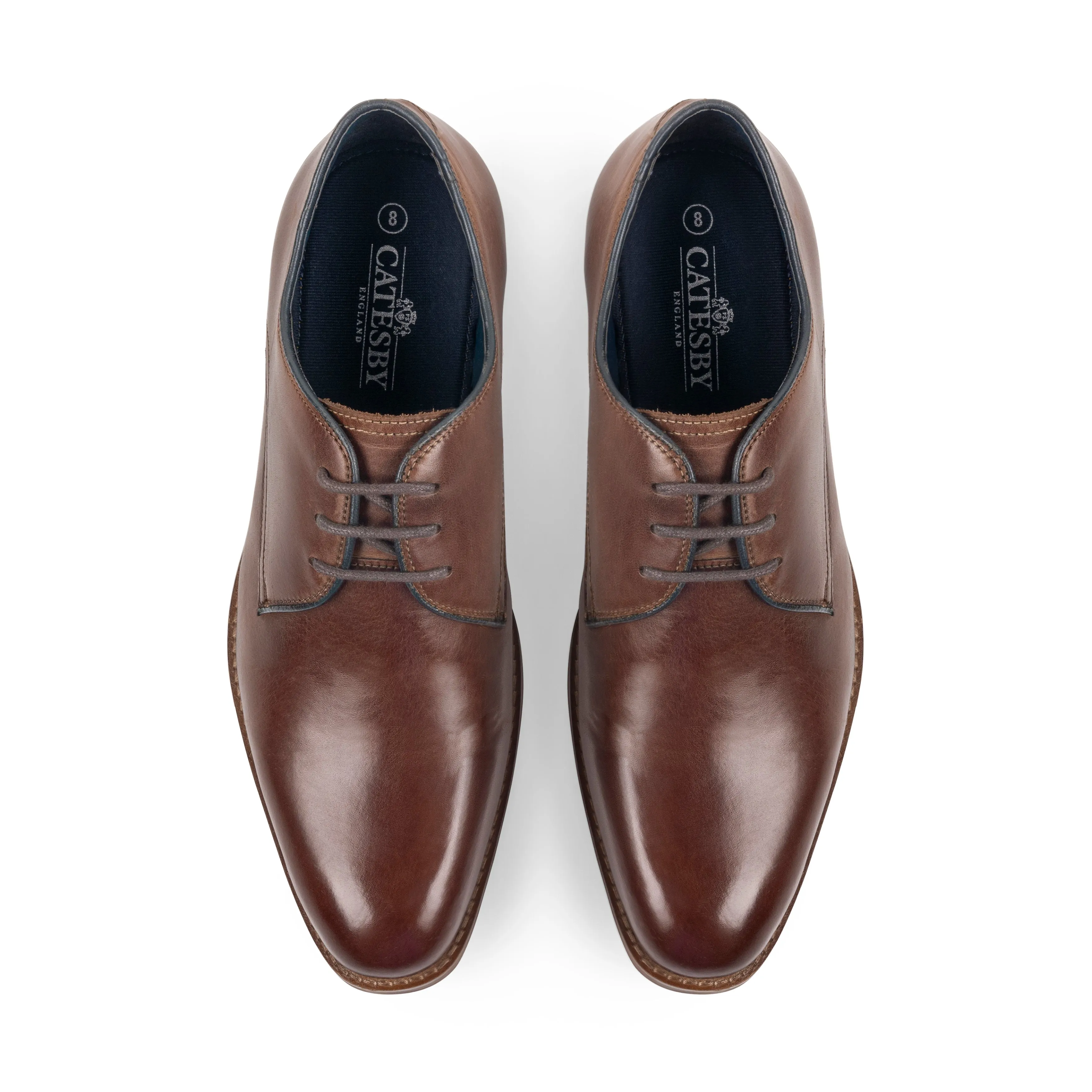 Alex Men's Derby Shoe - BROWN