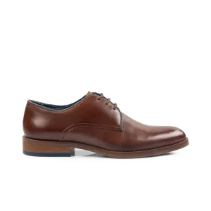 Alex Men's Derby Shoe - BROWN