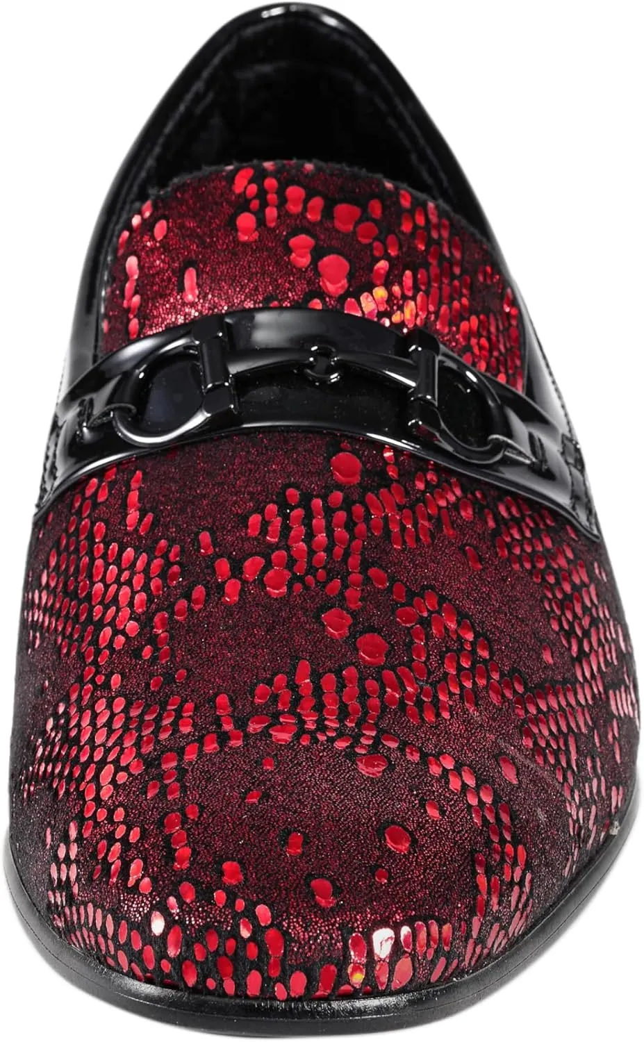 Amali Men's Paisley Metallic Erin Driving Smoking Slip On Loafer Dress Shoe
