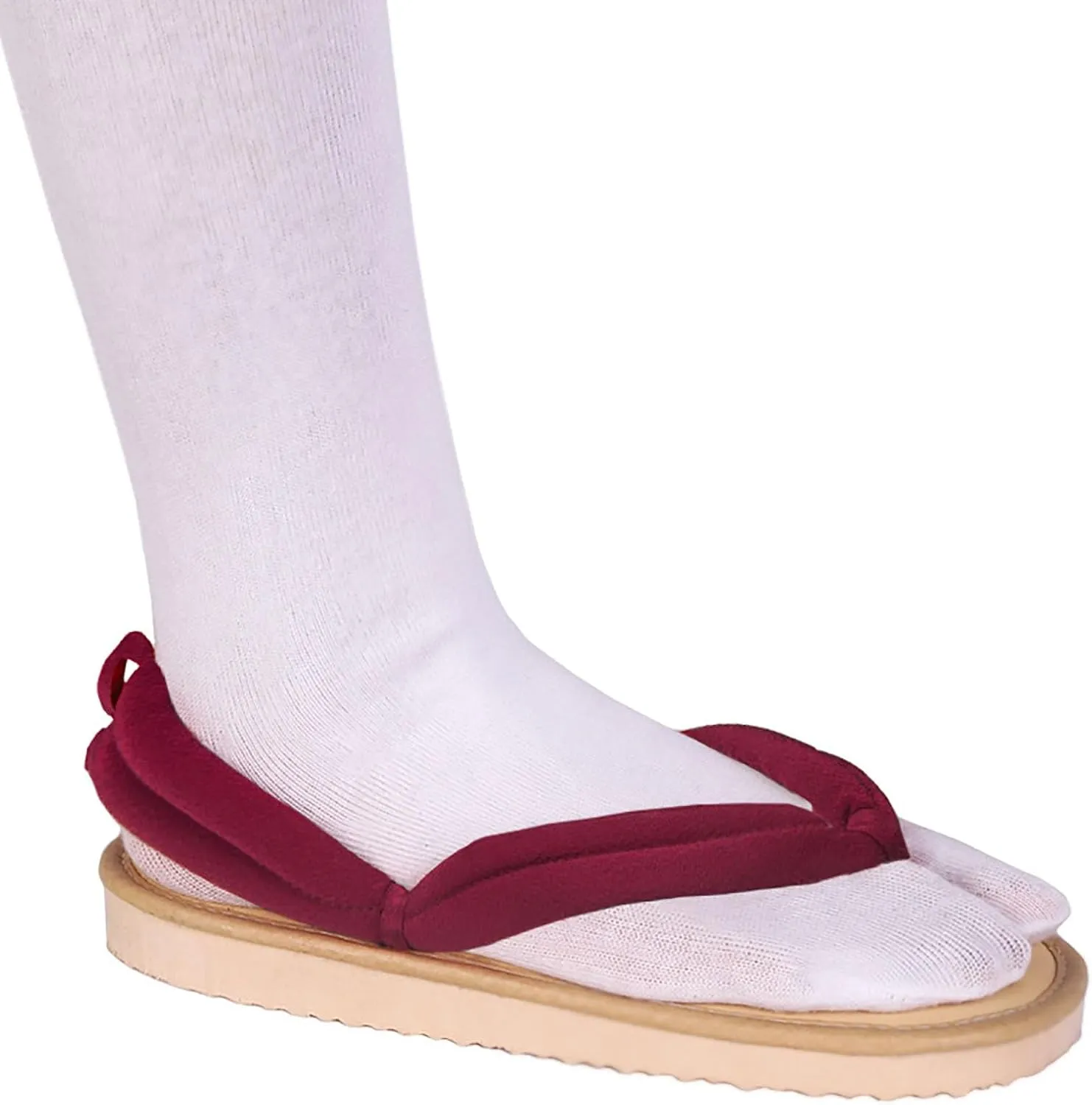 Anime Unisex Cosplay Clog Shoes Kamado Tanjirou Geta Slippers Japanese flip Flops