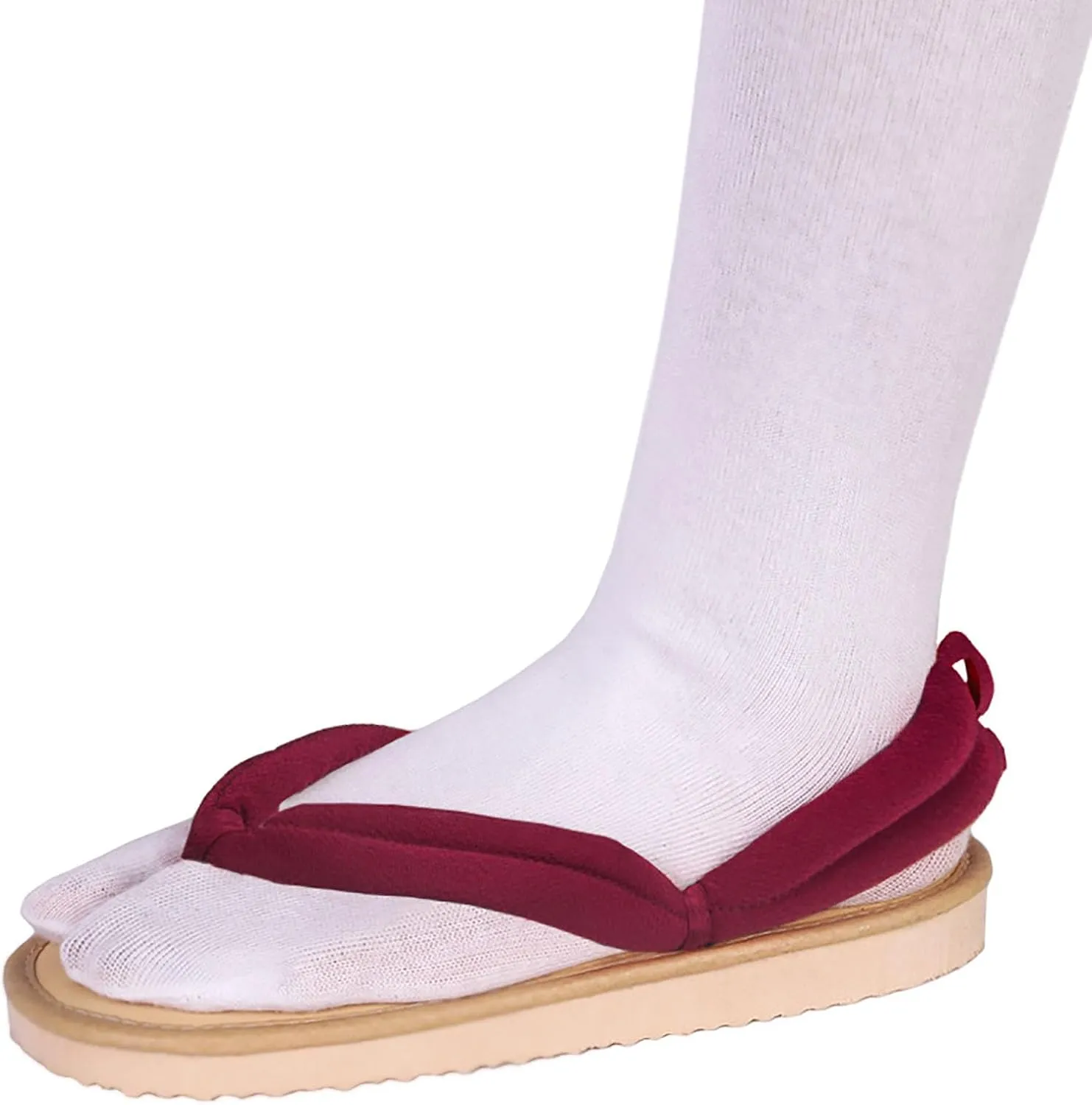 Anime Unisex Cosplay Clog Shoes Kamado Tanjirou Geta Slippers Japanese flip Flops