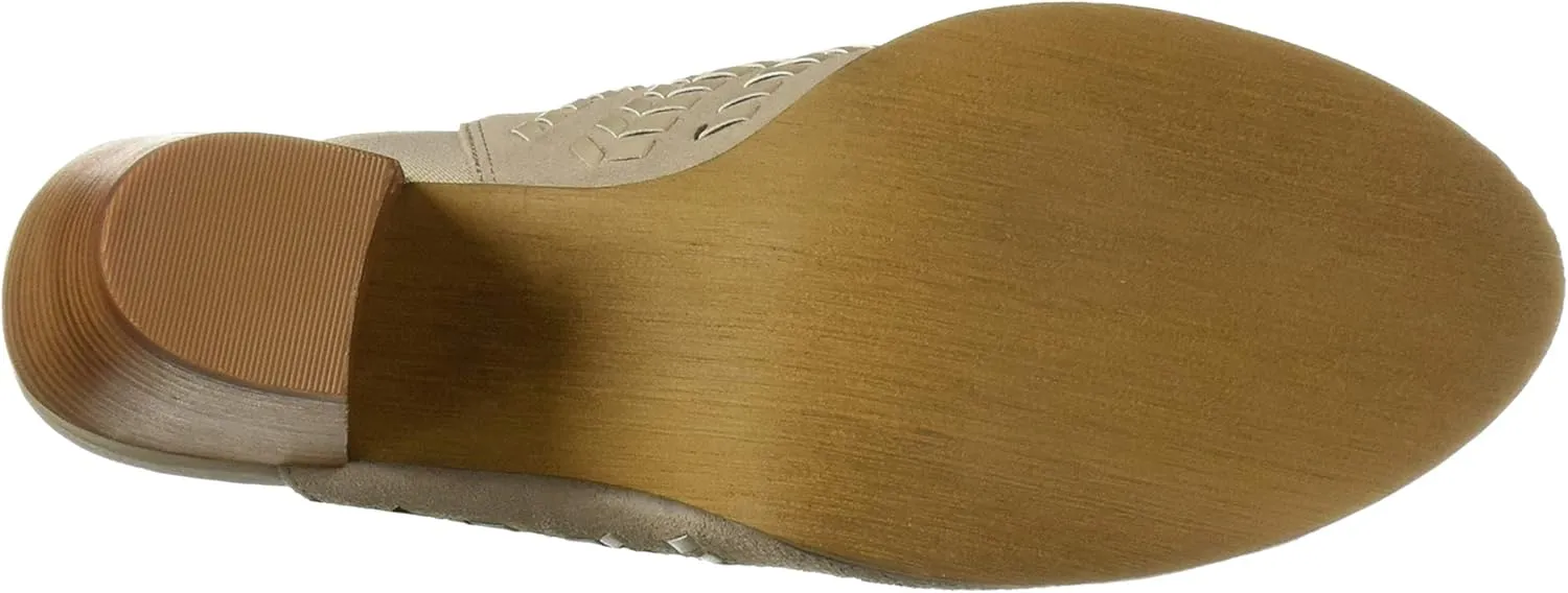Bella Vita Women's Koraline Slide Sandal on Block Heel Mule