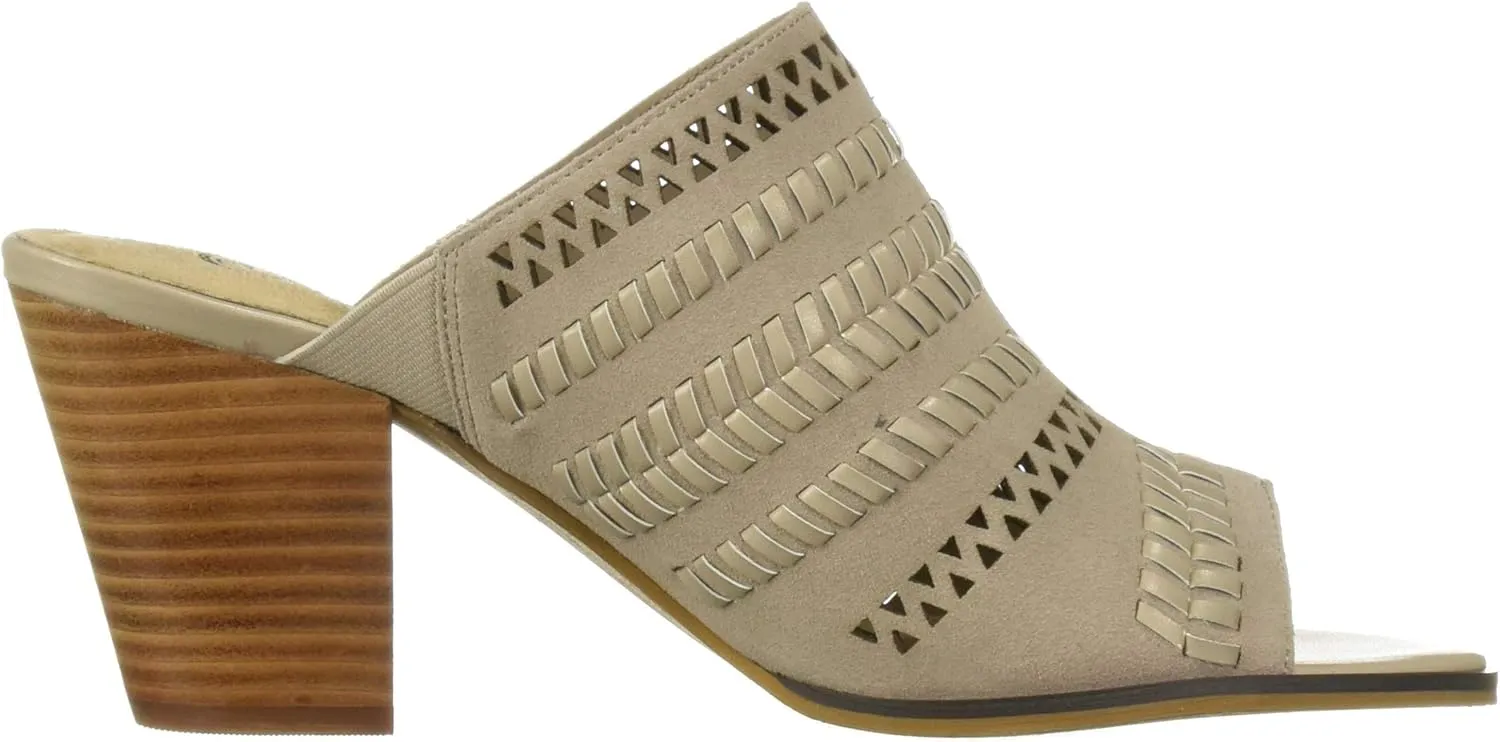 Bella Vita Women's Koraline Slide Sandal on Block Heel Mule