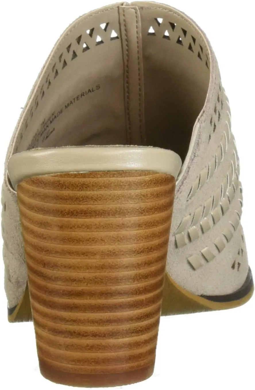 Bella Vita Women's Koraline Slide Sandal on Block Heel Mule