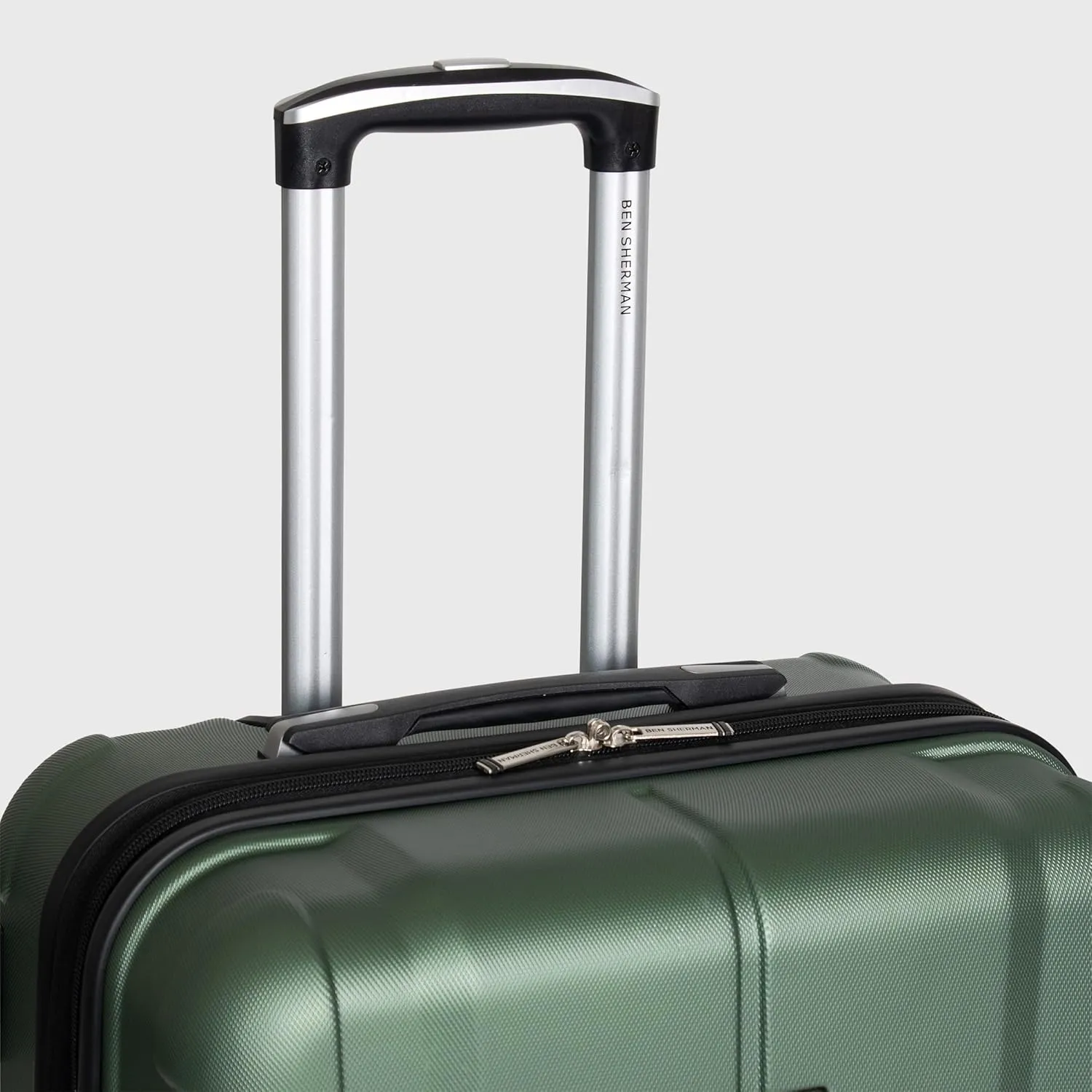 Ben Sherman Derby Spinner Travel Upright Luggage, Cilantro, 20-Inch Carry On