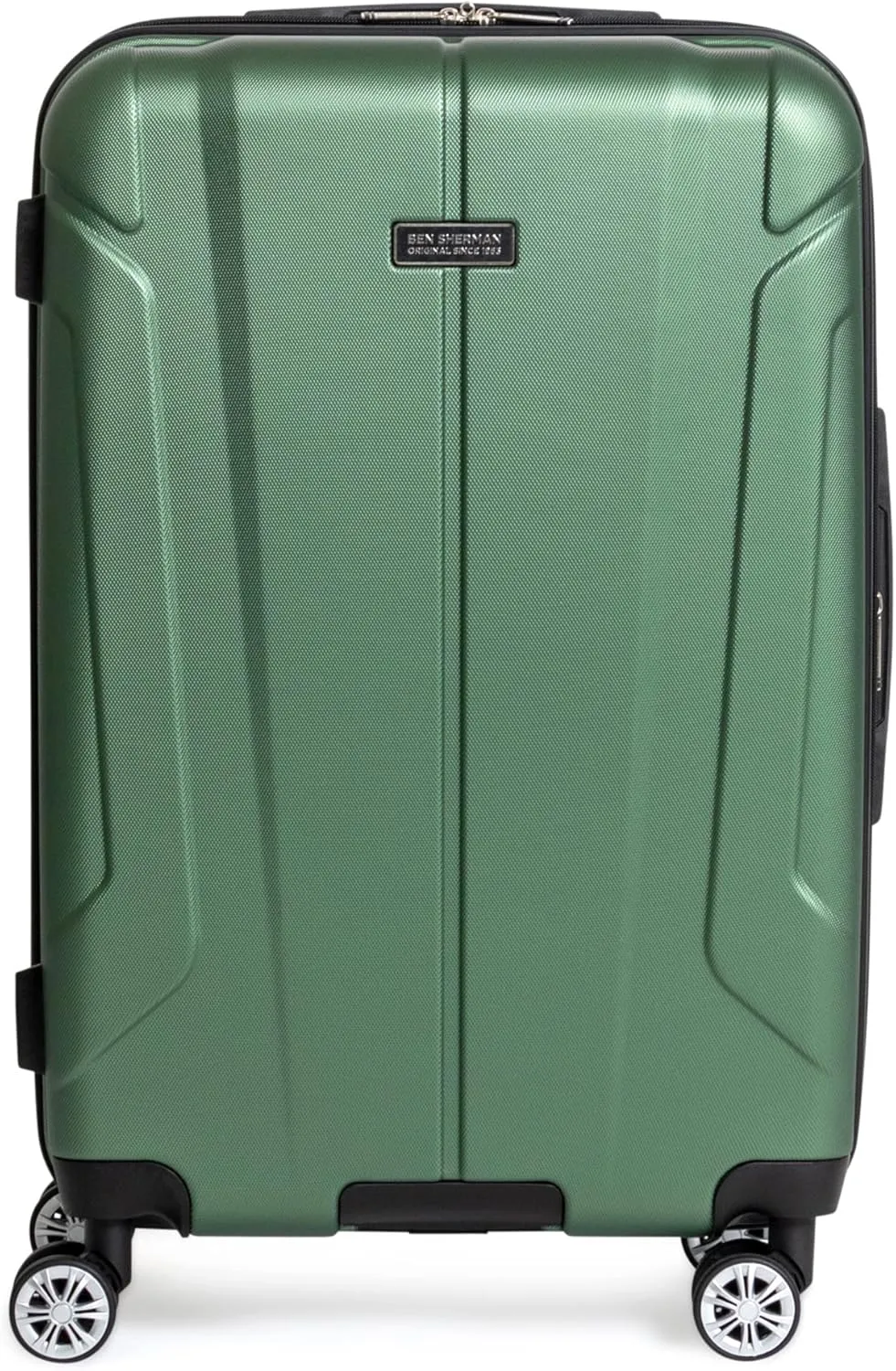 Ben Sherman Derby Spinner Travel Upright Luggage, Cilantro, 20-Inch Carry On