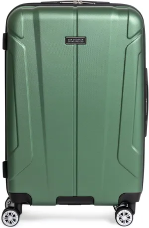 Ben Sherman Derby Spinner Travel Upright Luggage, Cilantro, 28-Inch Checked