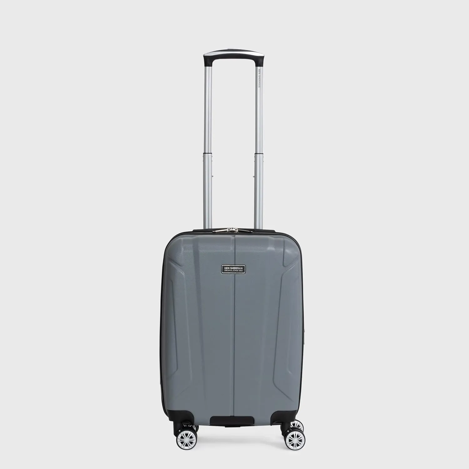 Ben Sherman Derby Spinner Travel Upright Luggage, Graphite, 20-Inch Carry On