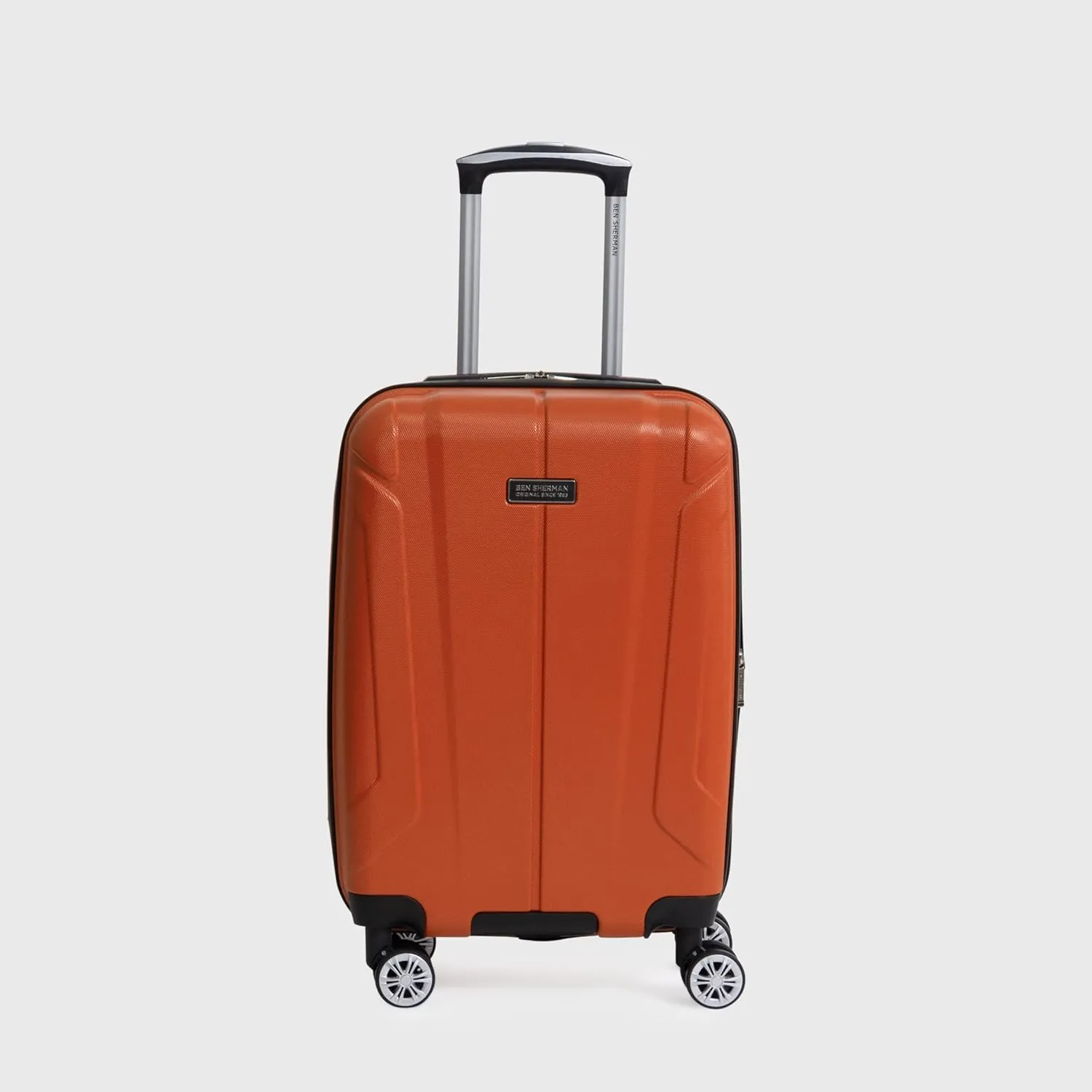 Ben Sherman Derby Spinner Travel Upright Luggage, Mandarin, 20-Inch Carry On