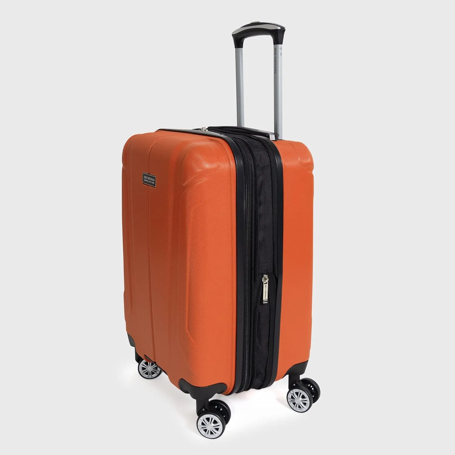 Ben Sherman Derby Spinner Travel Upright Luggage, Mandarin, 20-Inch Carry On