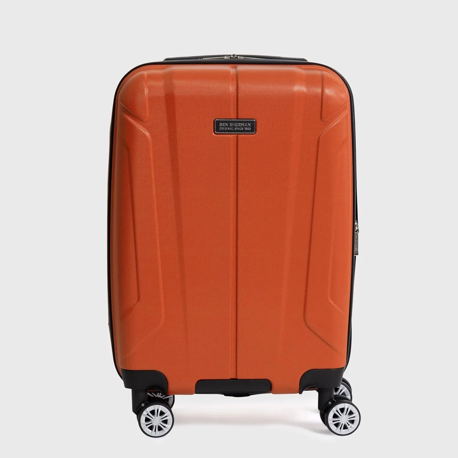 Ben Sherman Derby Spinner Travel Upright Luggage, Mandarin, 20-Inch Carry On