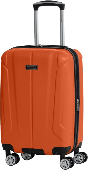 Ben Sherman Derby Spinner Travel Upright Luggage, Mandarin, 20-Inch Carry On