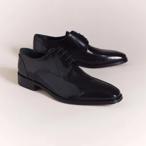 Black Overlay Derbys
