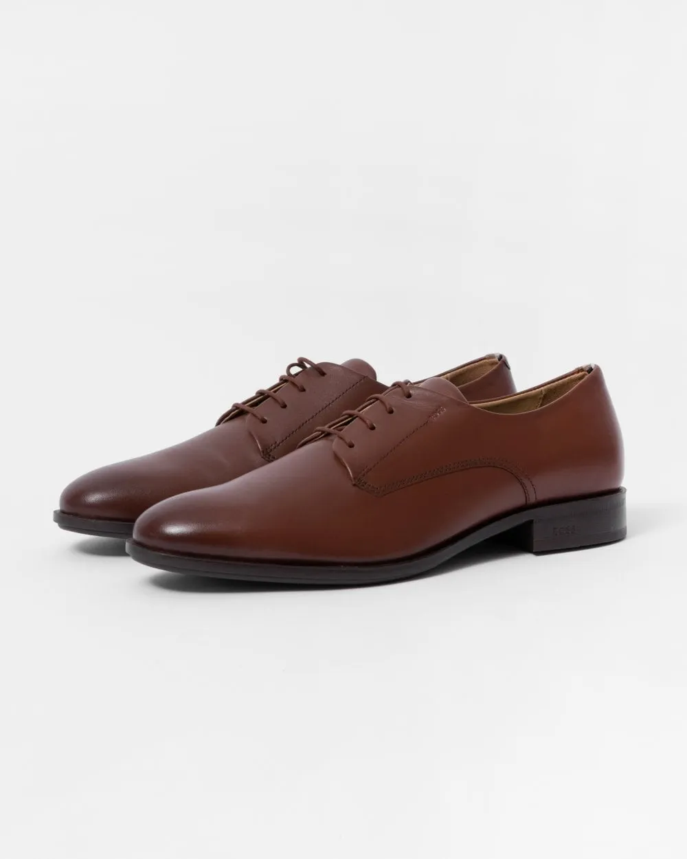 BOSS Orange Colby Mens Leather Derby Shoes With Embossed Logo