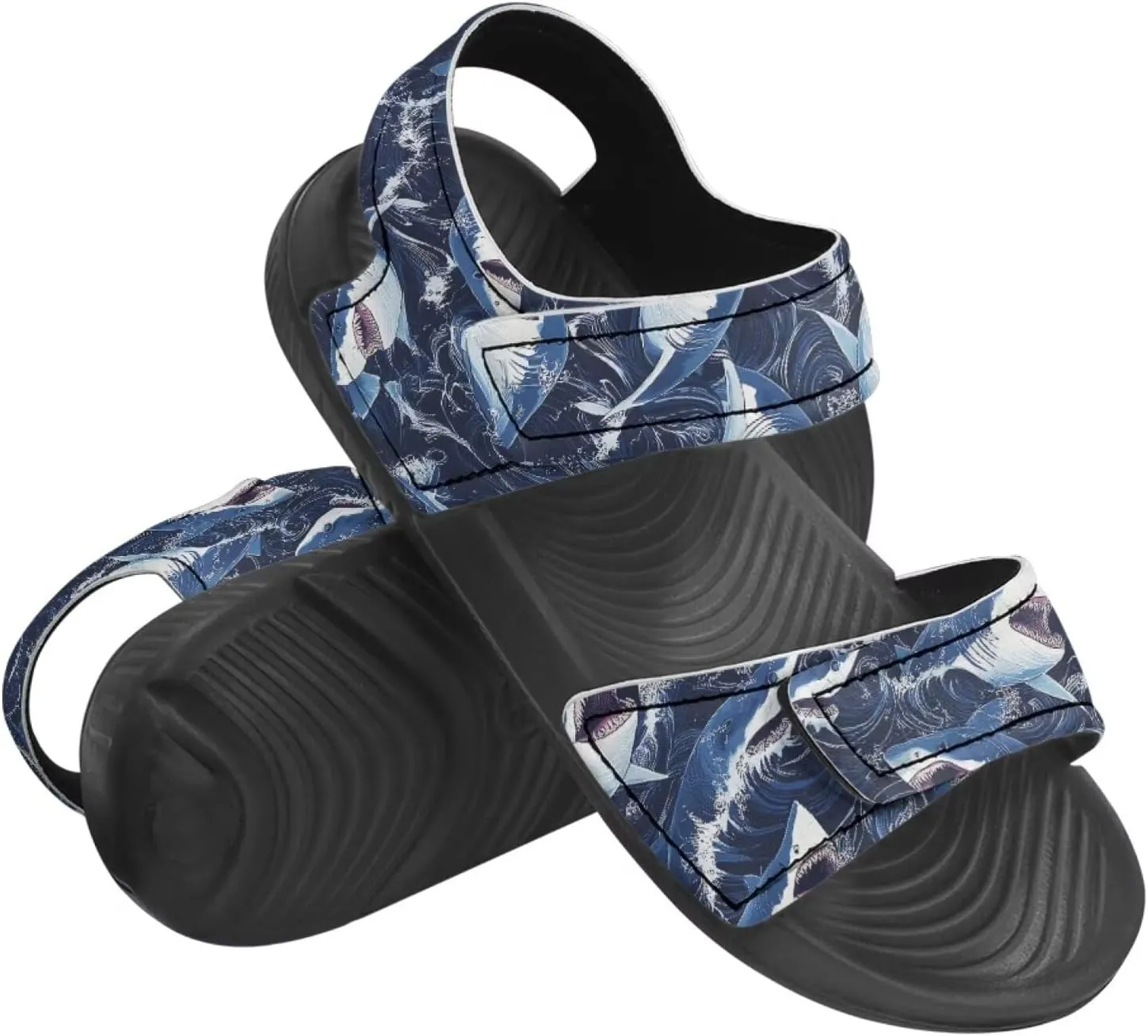 Boys Sandals for Kids Girls Summer Shoes Fashion Slide Sandals with Adjustable Strap Comfort Kids Beach Footwear