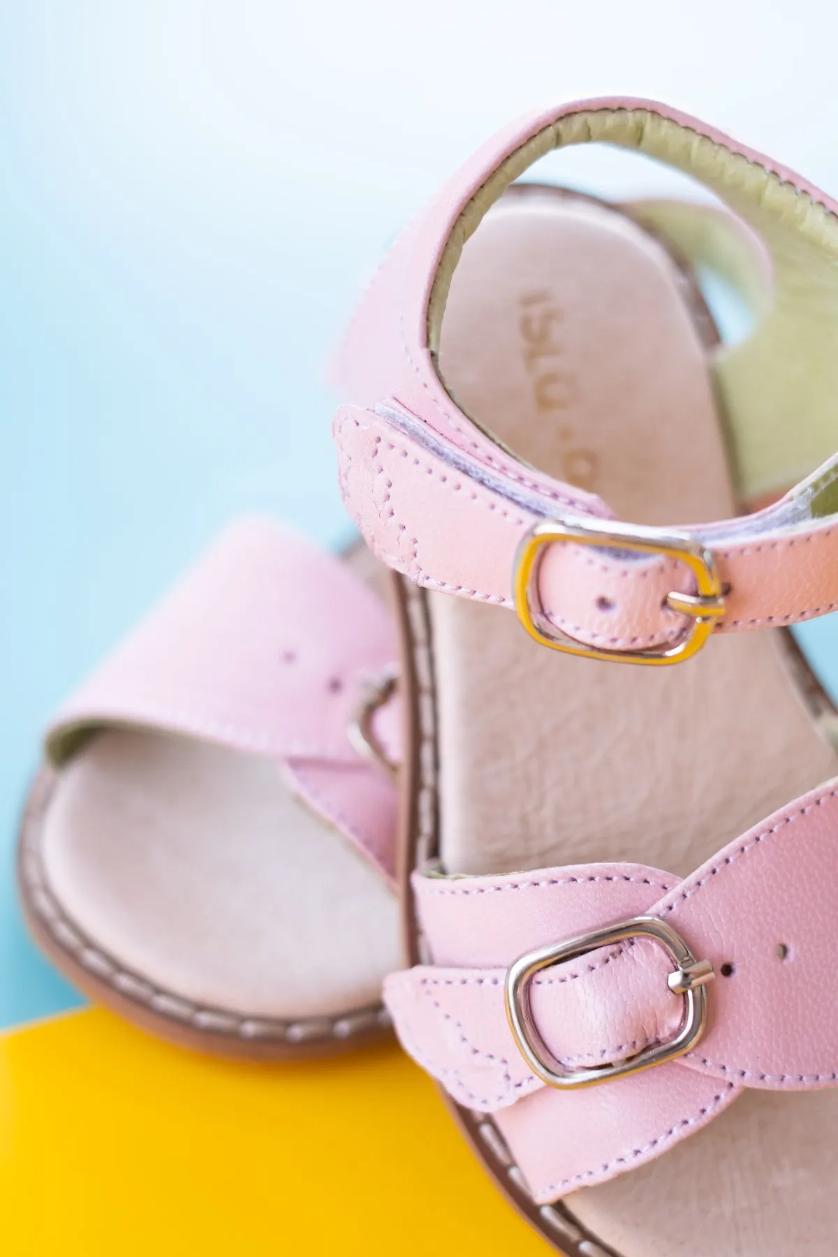 CASSIE | Winged Sandals | Blush