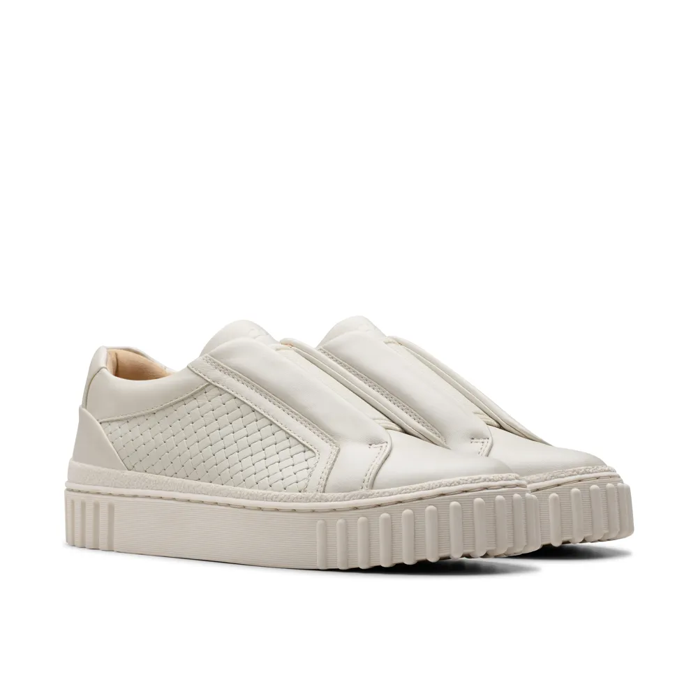 Clarks - Mayhill Bay - Off White Leather - Shoes