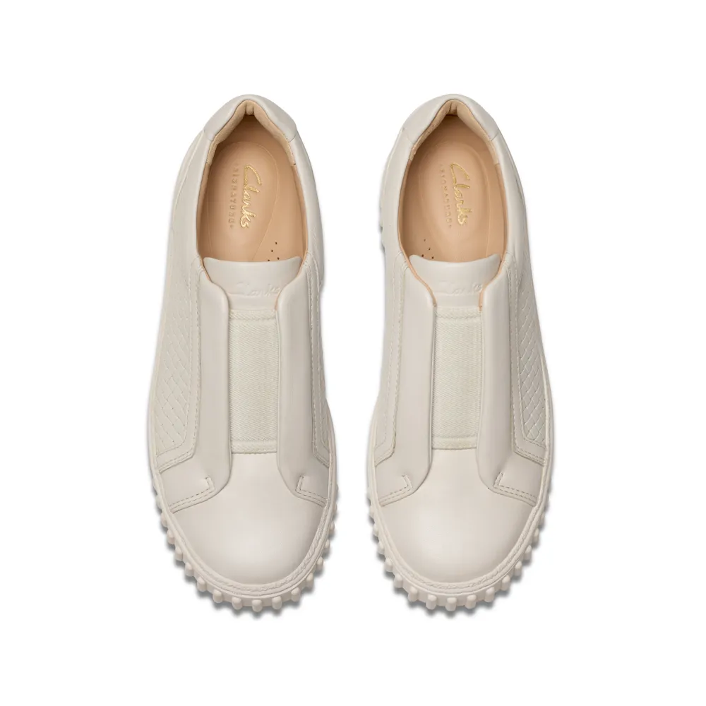 Clarks - Mayhill Bay - Off White Leather - Shoes