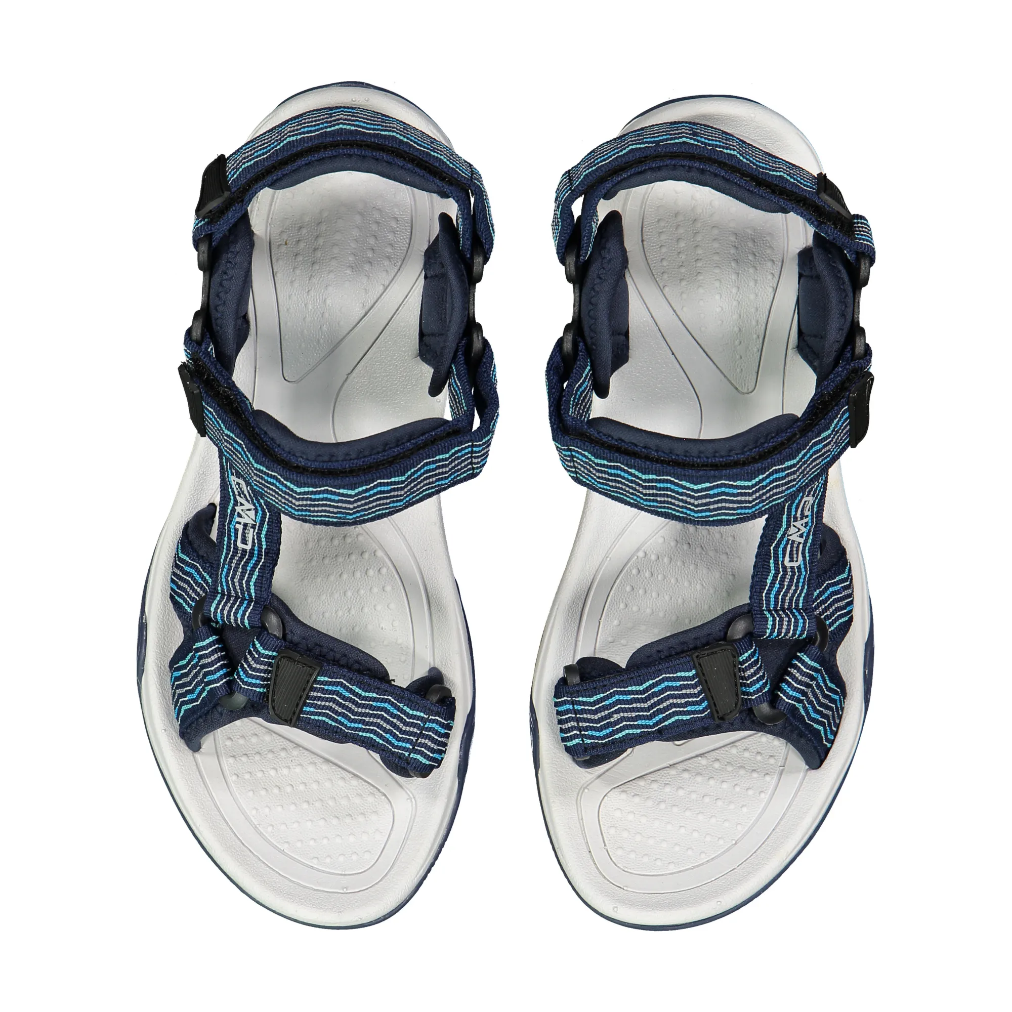 CMP Women's Hamal Vegan Friendly Hiking Sandals (Blue/Acqua)
