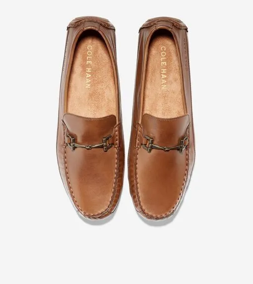 Cole Haan Men's Wyatt Bit Driver CH British Tan Leather C35784