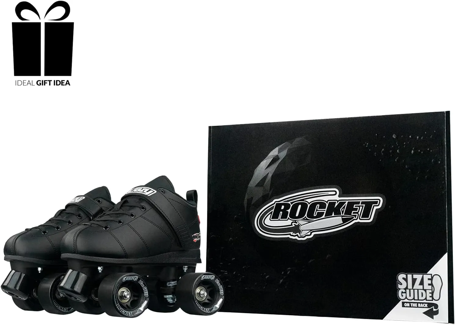 Crazy Skates Rocket Roller Skates - Quad Skates for Men and Women