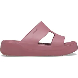 Crocs 209409-5PG GETAWAY PLATFORM H-STRAP Womens Sliders Cassis
