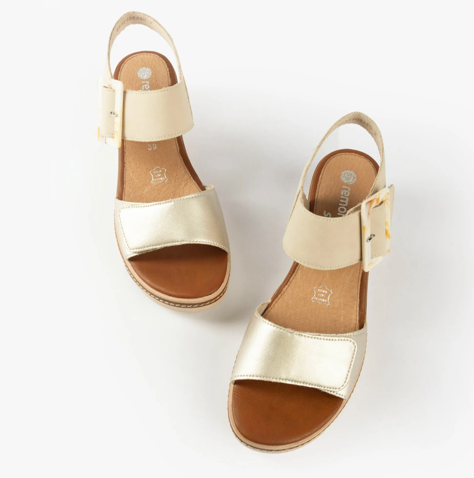 D2L53-60 Womens Sandals Beige