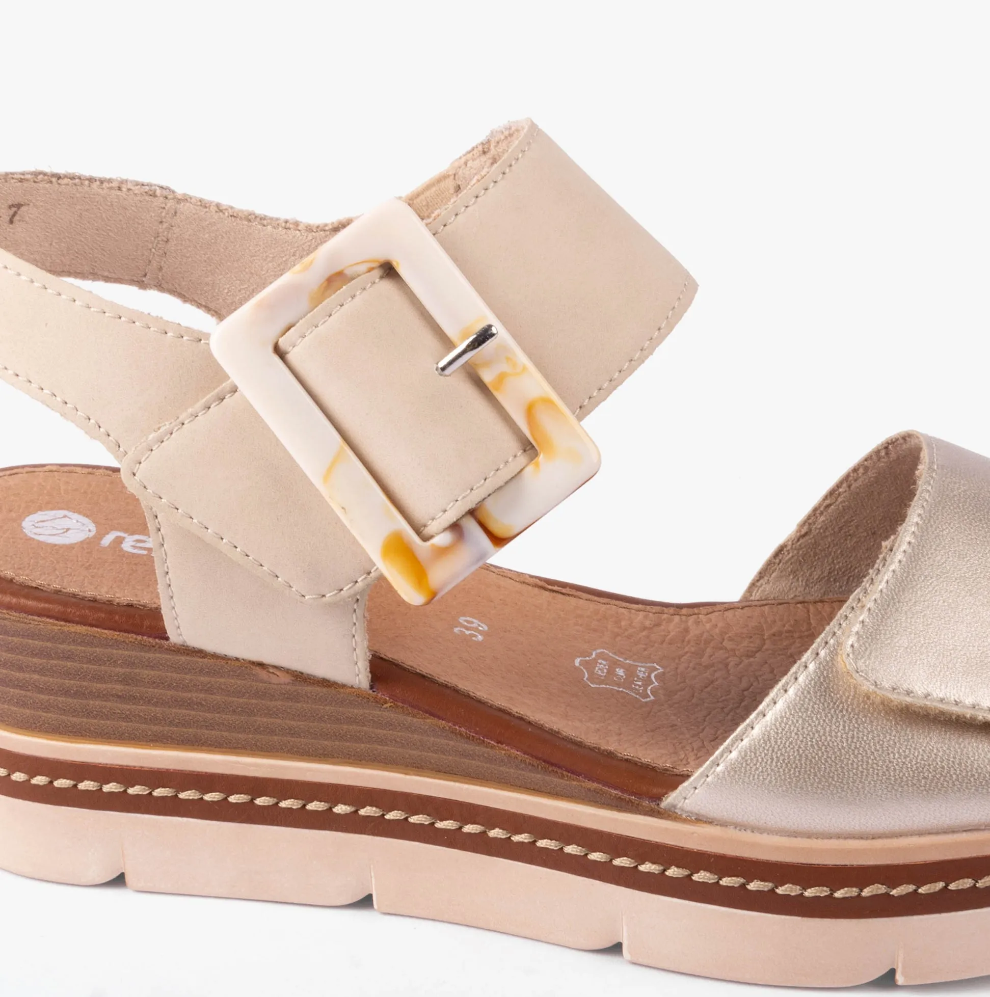 D2L53-60 Womens Sandals Beige