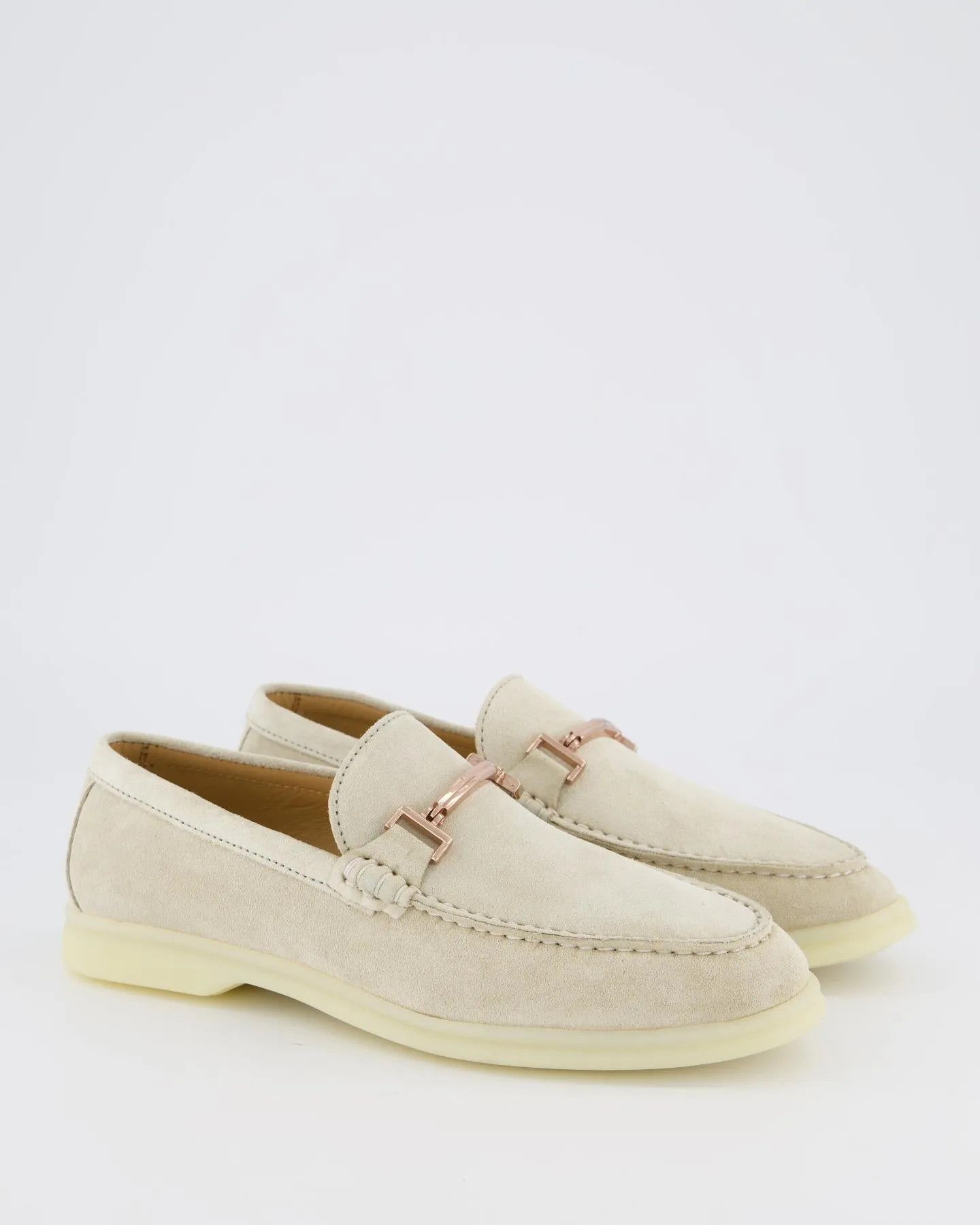 Dames Peach Juta Loafer Beige