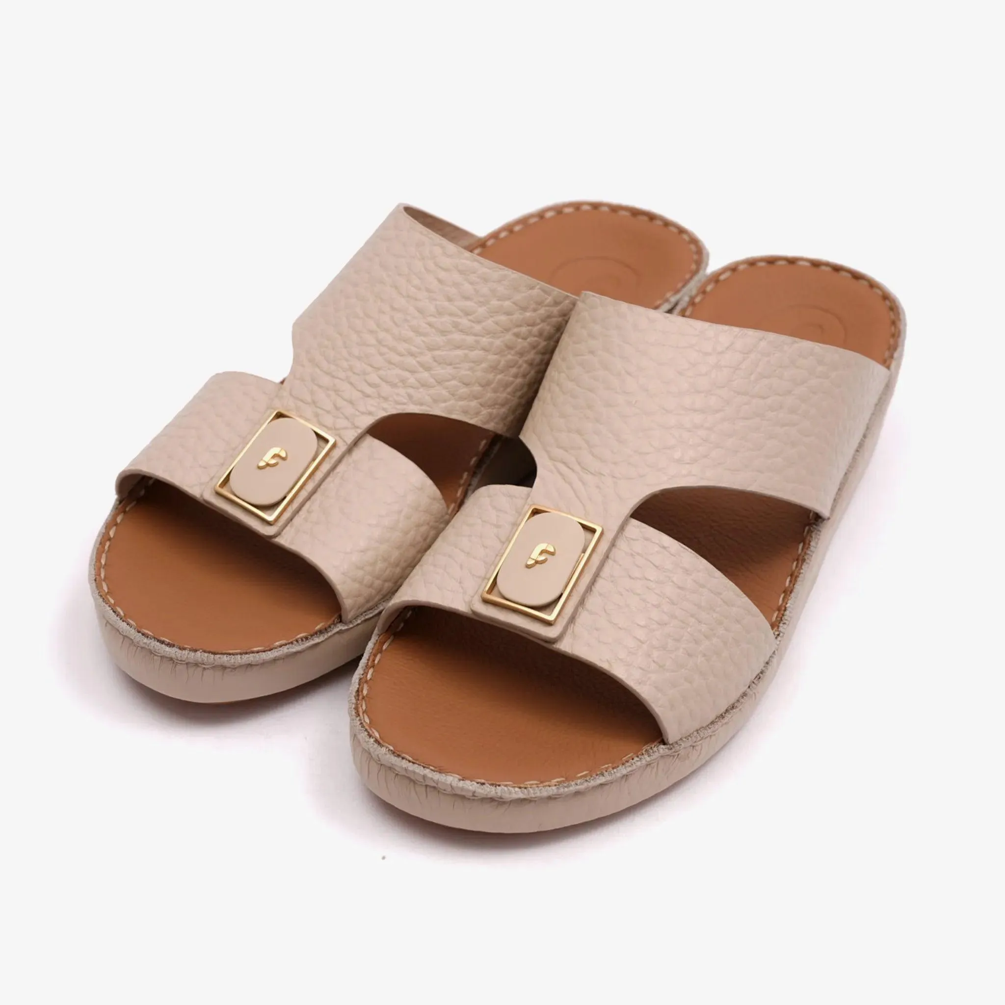 DAVINCI TIMELESS HAMMERED ARABIC SANDALS SAHARA