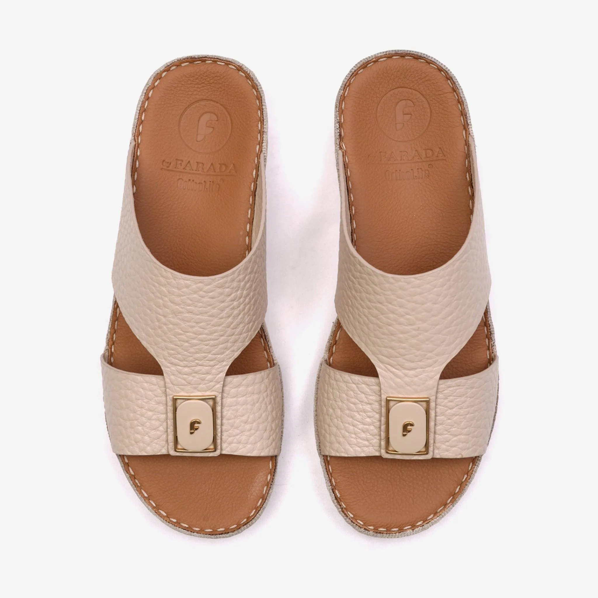 DAVINCI TIMELESS HAMMERED ARABIC SANDALS SAHARA