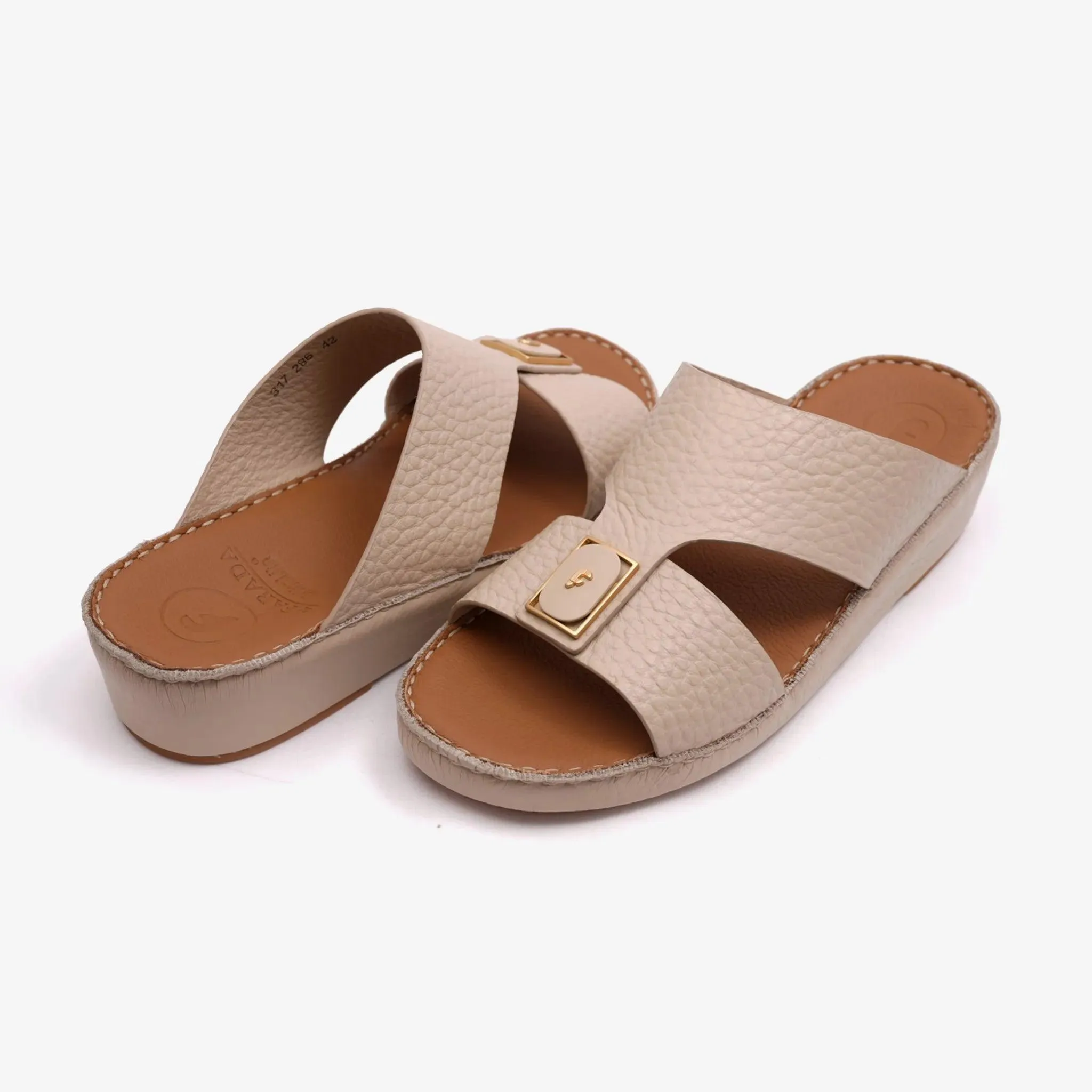 DAVINCI TIMELESS HAMMERED ARABIC SANDALS SAHARA