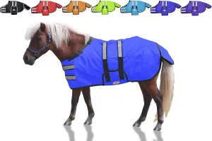 Derby Originals 600D Ripstop Waterproof Reflective Safety Winter Foal and Mini Horse Turnout Blanket 150G Insulation Triple Layer Breathable 210T lining