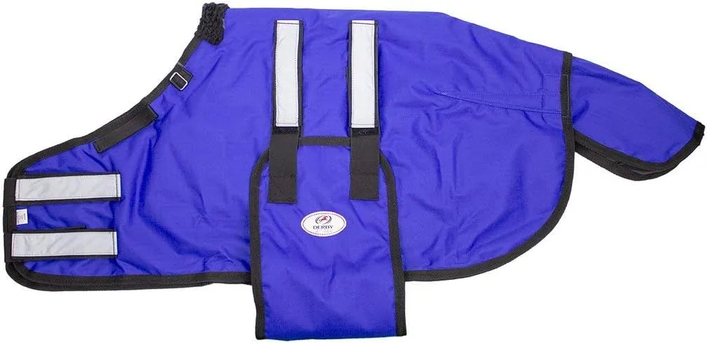 Derby Originals 600D Ripstop Waterproof Reflective Safety Winter Foal and Mini Horse Turnout Blanket 150G Insulation Triple Layer Breathable 210T lining