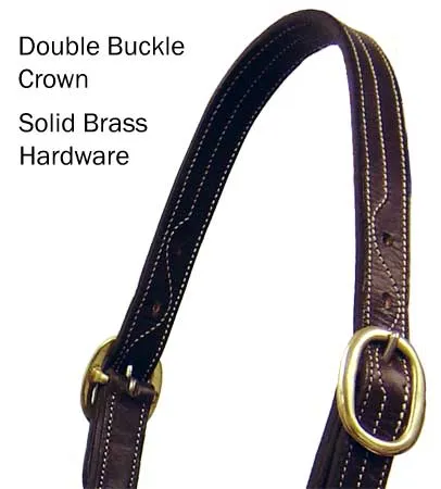Derby Originals American Elegance Series Triple Stitch Leather Halter