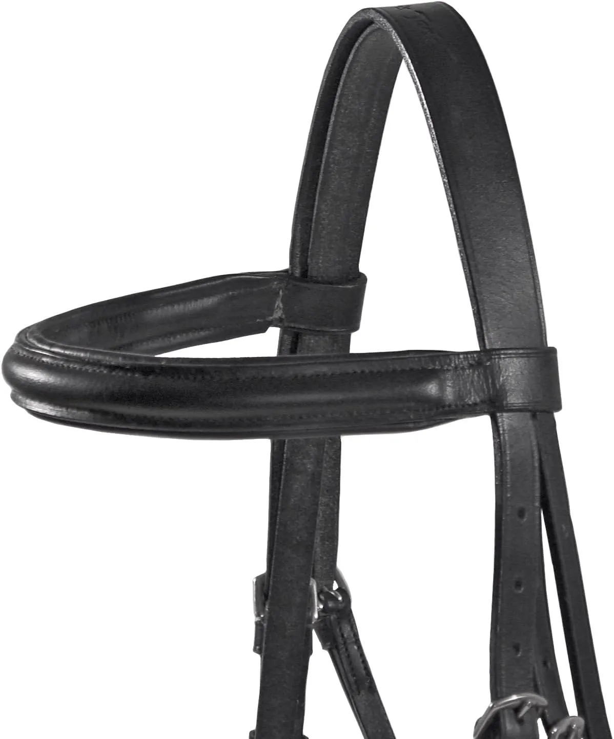 Derby Originals Paris Tack Dressage German Crank Bridle with Rubber Reins