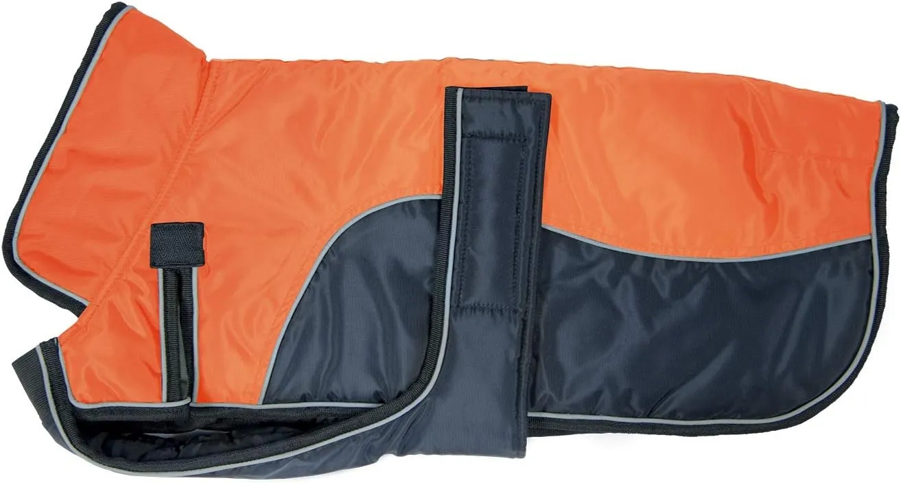 Derby Originals Urban Pet 420D Water Resistant Reflective Winter Dog Parka with Neck Cover & Harness Compatible Opening 220g Heavy Weight