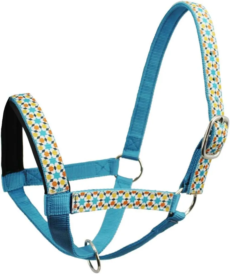Double Layer Heavy Duty Padded Overlay Printed Nylon Cow Halter - 6 Month Warranty
