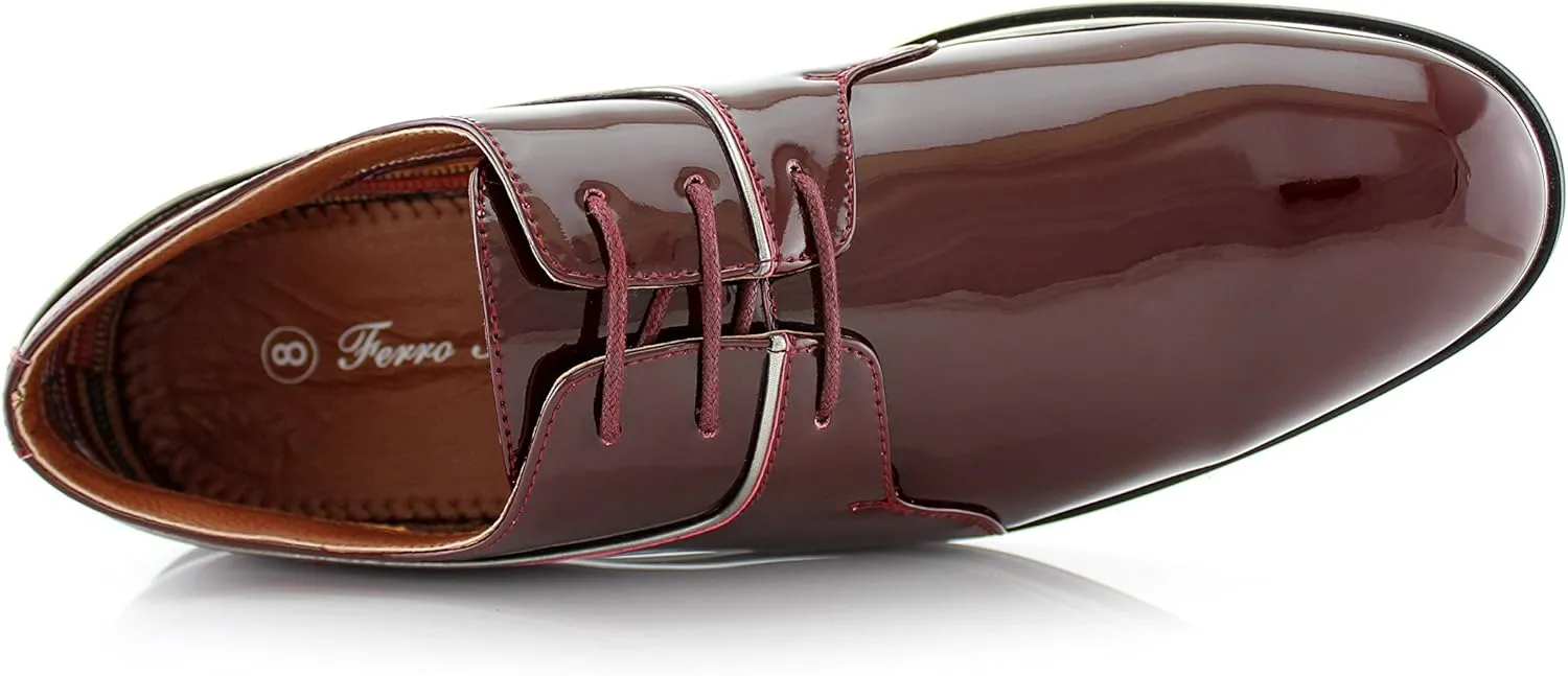 Ferro Aldo Men's Classic Round-Toe Fashion Derby Dress Shoes