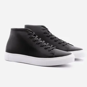 Flexible customer care High Black Leather Reid Sneakers Diverse options Top -