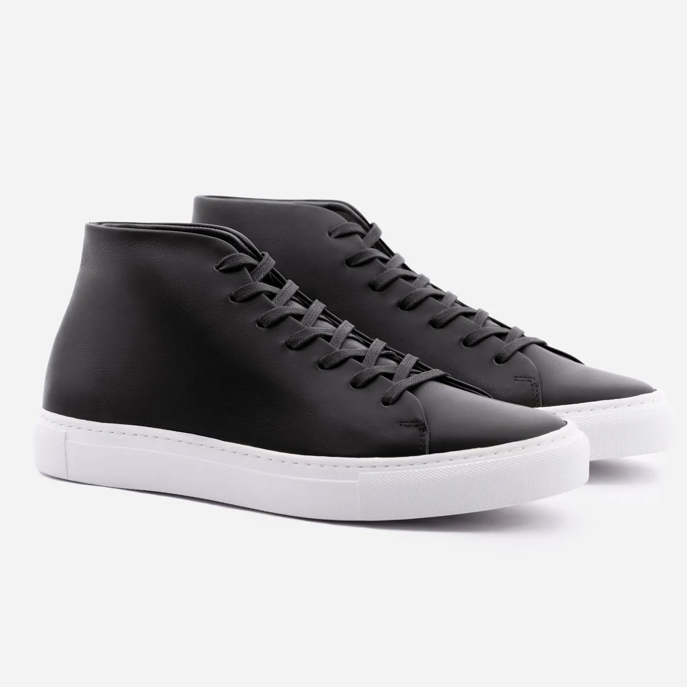 Flexible customer care High Black Leather Reid Sneakers Diverse options Top -